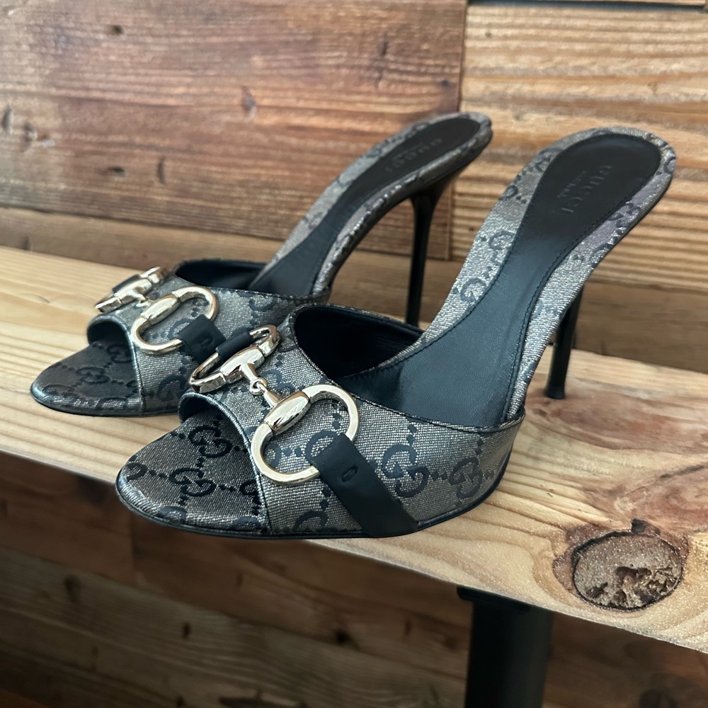 Gucci VINTAGE mule sandals heels